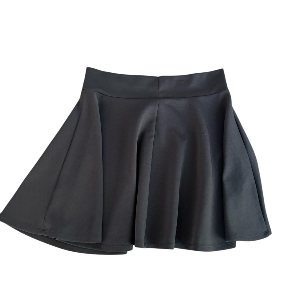 By Johnny Women’s Skirt Black Stretch Pull On Pleated Flowy A Line Size XL
